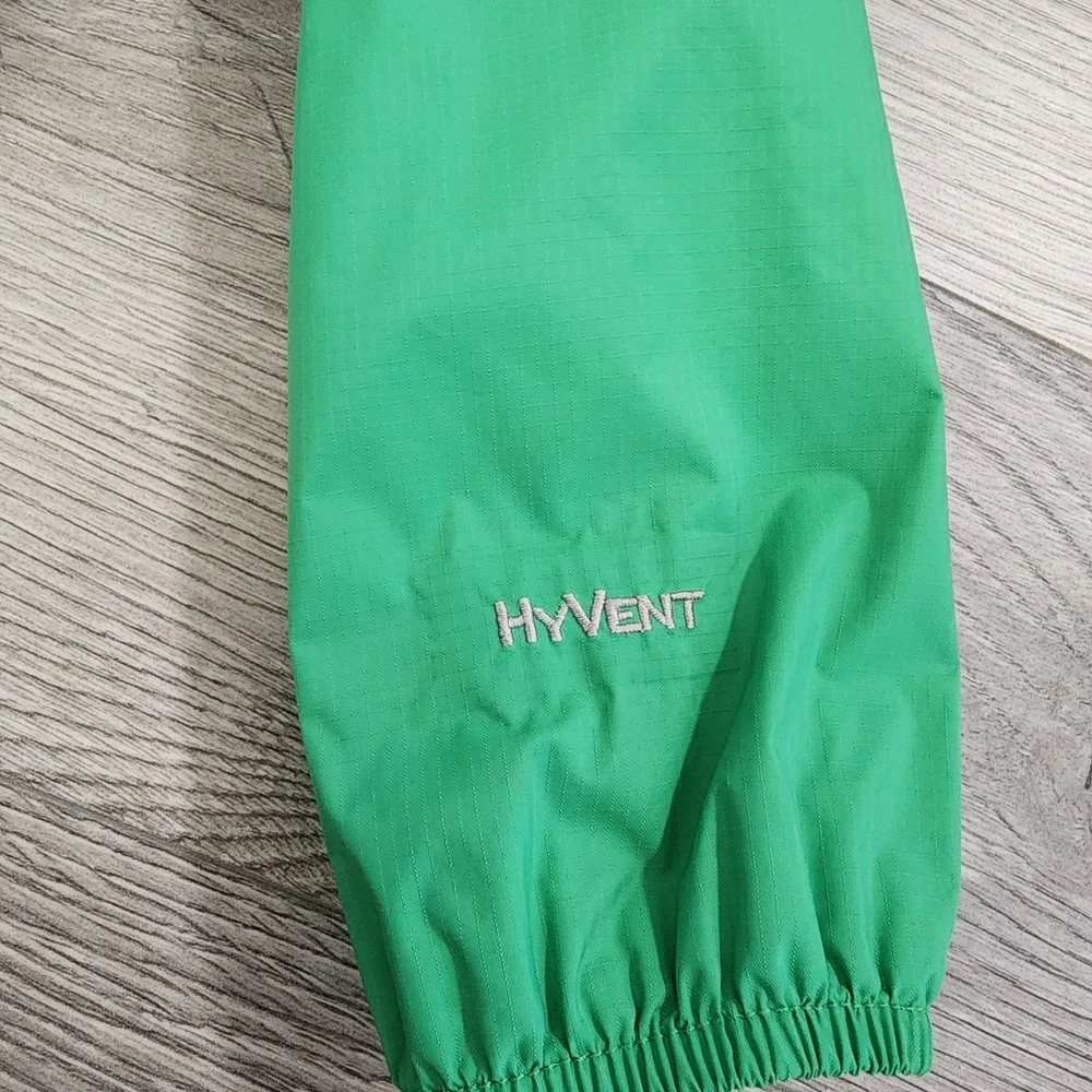THE NORTH FACE‎ Girls Size XS lightweight hooded Jacket Green Windbreaker